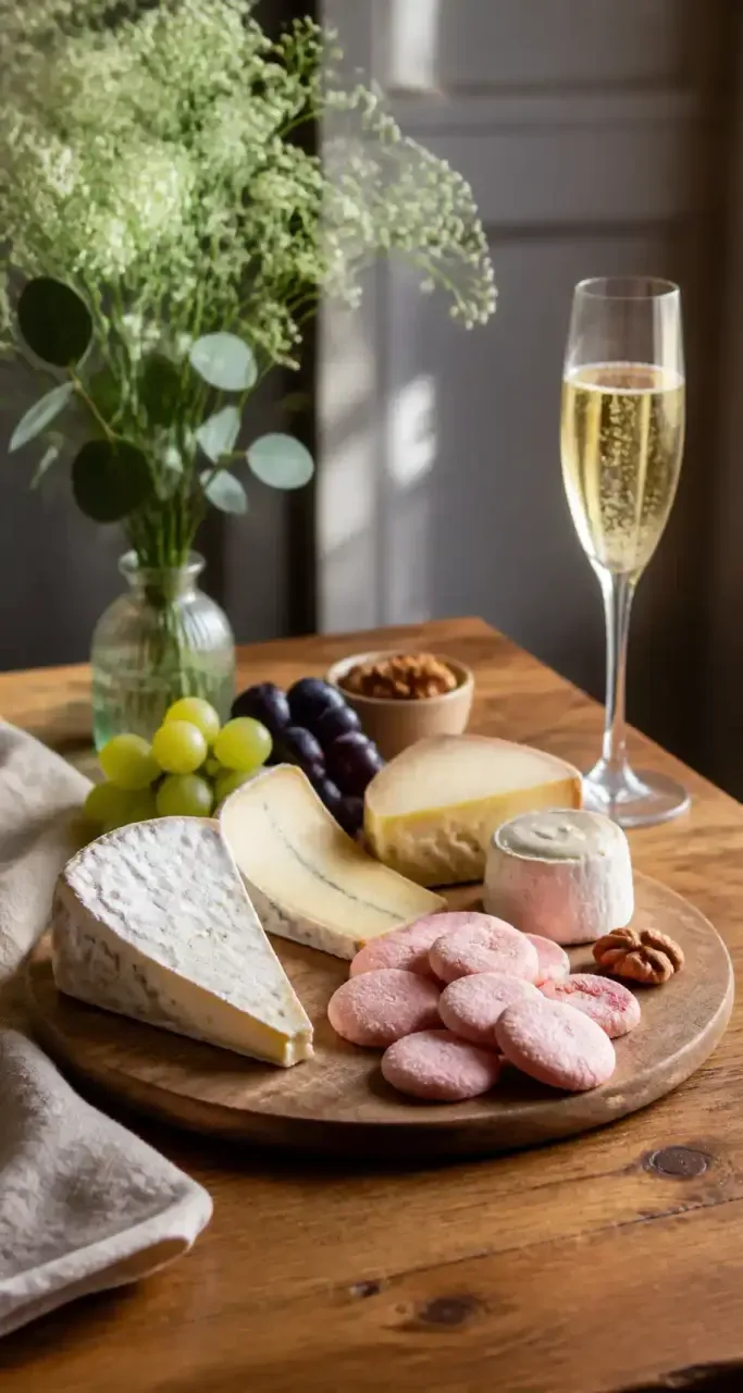 Biscuits roses de Reims et champagne