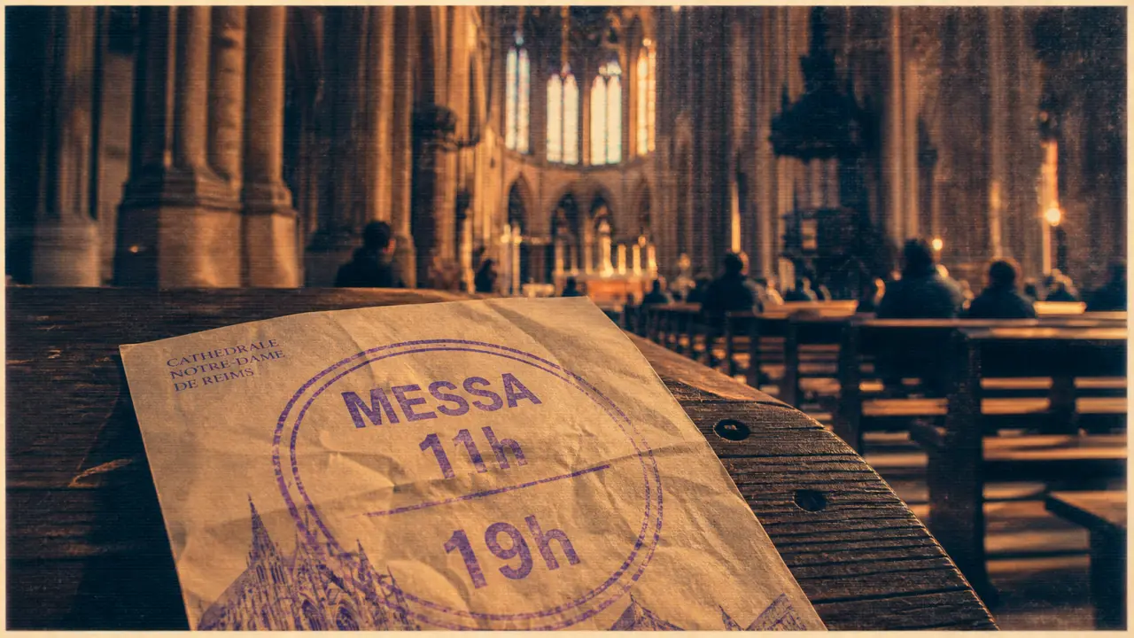 messe cathédrale reims : 11h dimanche, 19h semaine