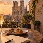 Séjour Reims : caves & rois sacrés, champagne devant Notre-Dame