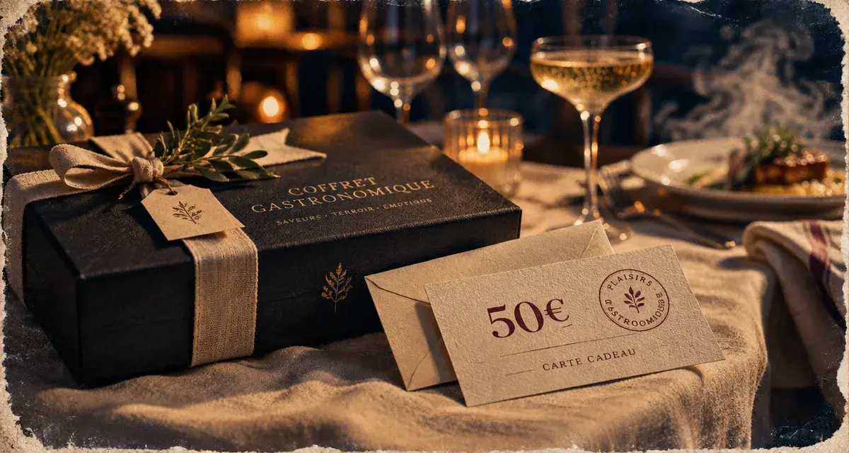 Bon cadeau restaurant reims : coffret gastronomique 50€
