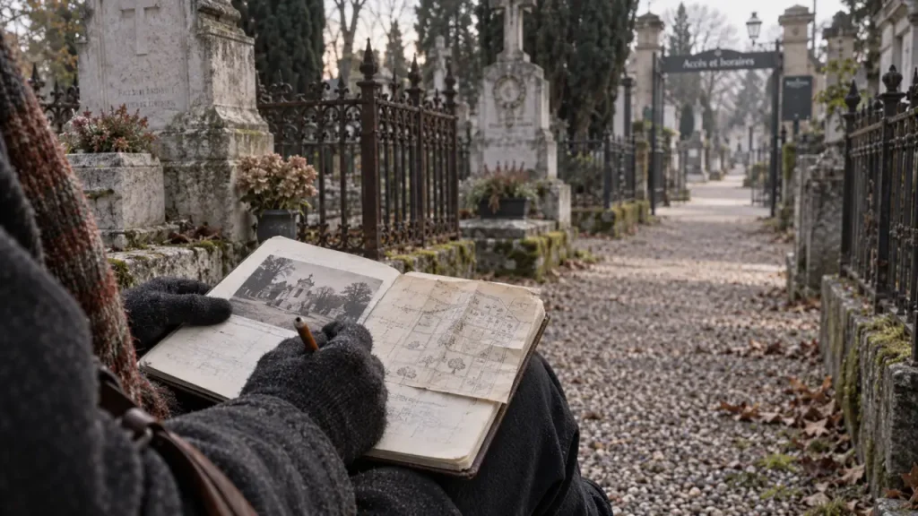 Cimetière du Sud de Reims : retrouver une tombe avec un plan, un registre et quelques repères