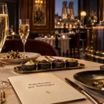 Polychrome restaurant taittinger à reims : table, bulles, accord culinaire