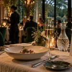 restaurant le parc reims : salle gastronomique au Domaine Les Crayères